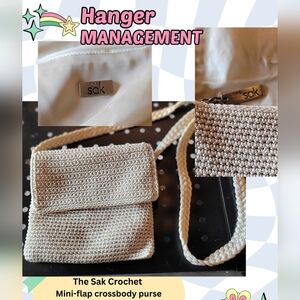 The SAK Crochet Mini-flap Purse